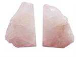 rose quartz book ends